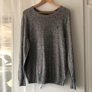 American Eagle Outfitters Men's Gray Crewneck Classic Fit Sweater Size XXL.